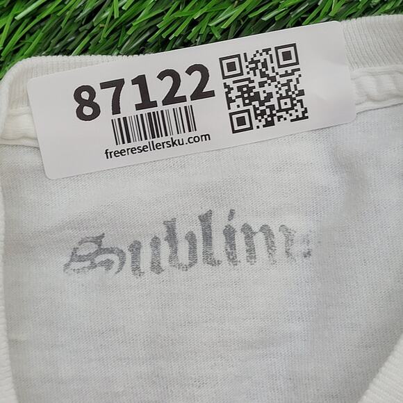 Sublime 40oz to Freedom Shirt Womens Medium 19x24 White Psychedelic - Picture 7 of 14